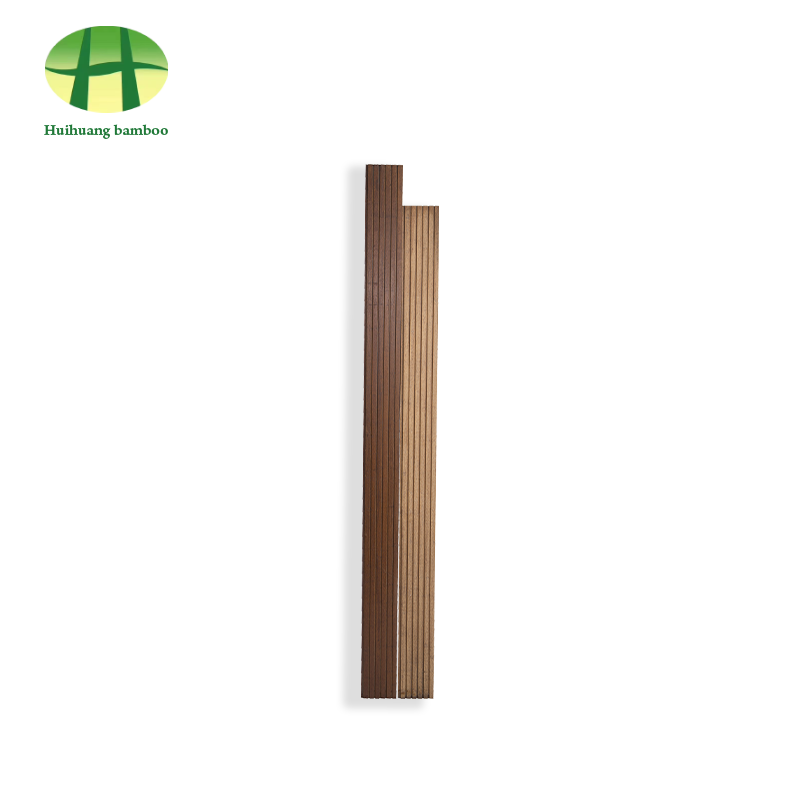 Bamboevloeren met grote groeven