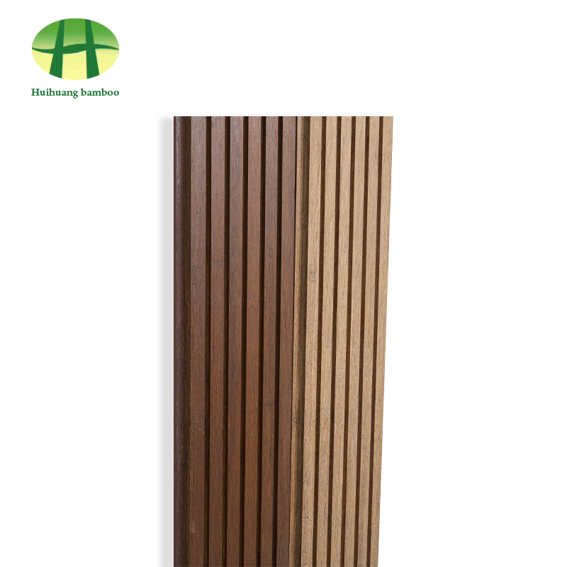 Bamboevloeren met grote groeven