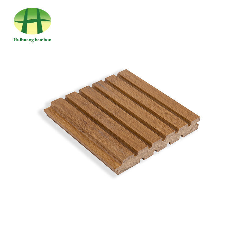 Bamboevloeren met grote groeven