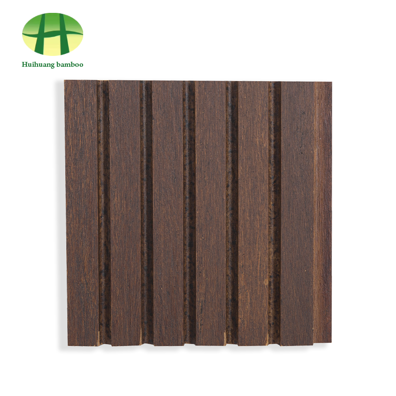 Bamboevloeren met grote groeven