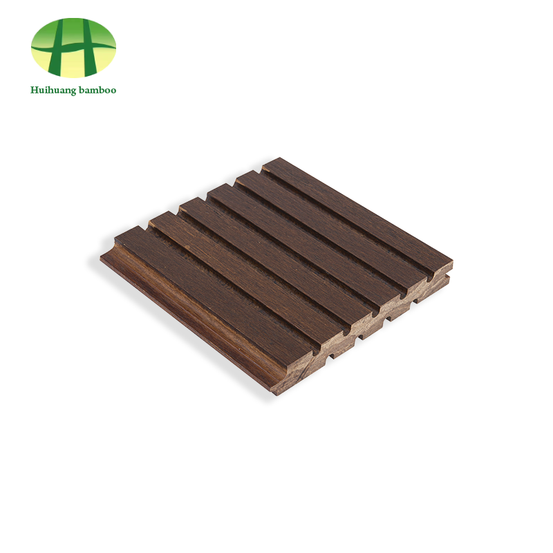 Bamboevloeren met grote groeven